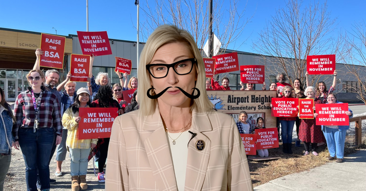 Public education defunder, Dr. Deena Bishop.